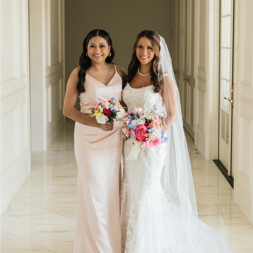 SELLING JUST USED BLUSH REVELRY DRESS!